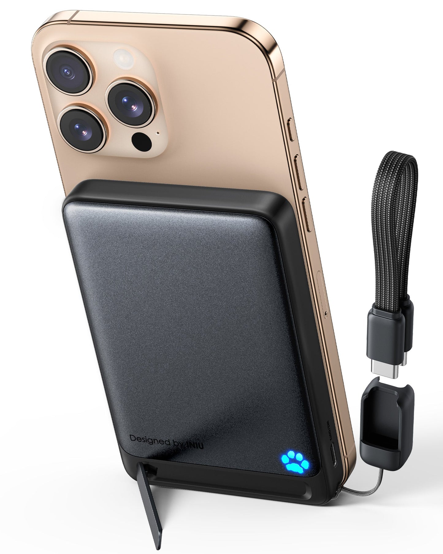 INIU SnapGo P73-E1 Wireless Charger Qi2 15W 10000mAh