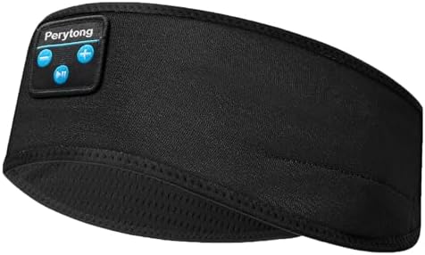 Perytong Sleep Headphones Wireless, Bluetooth Sports Headband Headphones with Ultra-Thin HD Stereo Speakers Perfect for Sleeping,Workout,Jogging,Yoga,Insomnia, Air Travel, Meditation