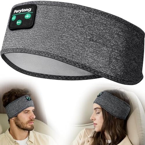 Perytong Sleep Headphones Wireless, Bluetooth Sports Headband Headphones with Ultra-Thin HD Stereo Speakers Perfect for Sleeping,Workout,Jogging,Yoga,Insomnia, Air Travel, Meditation