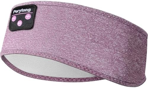 Perytong Sleep Headphones Wireless, Bluetooth Sports Headband Headphones with Ultra-Thin HD Stereo Speakers Perfect for Sleeping,Workout,Jogging,Yoga,Insomnia, Air Travel, Meditation