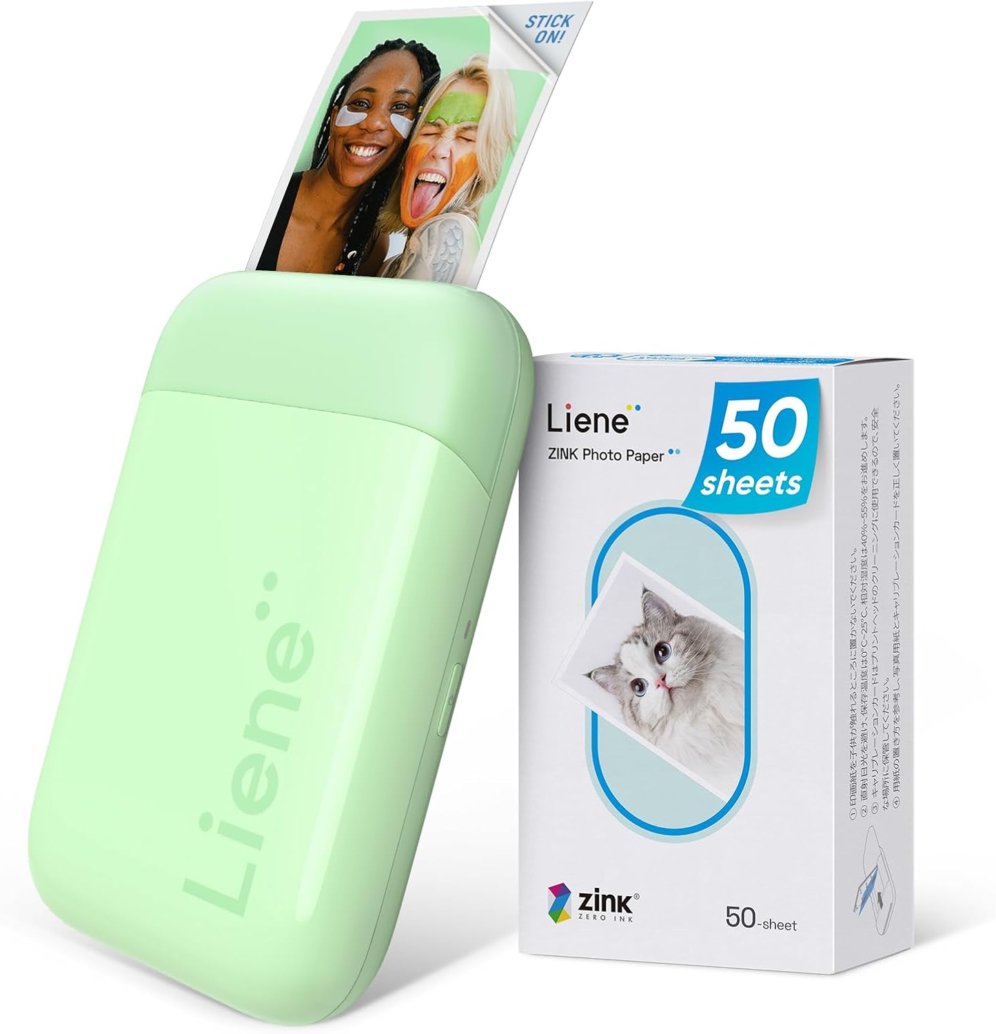 Mini Photo Printer, Bluetooth 5.0, Compatible w/iOS & Android