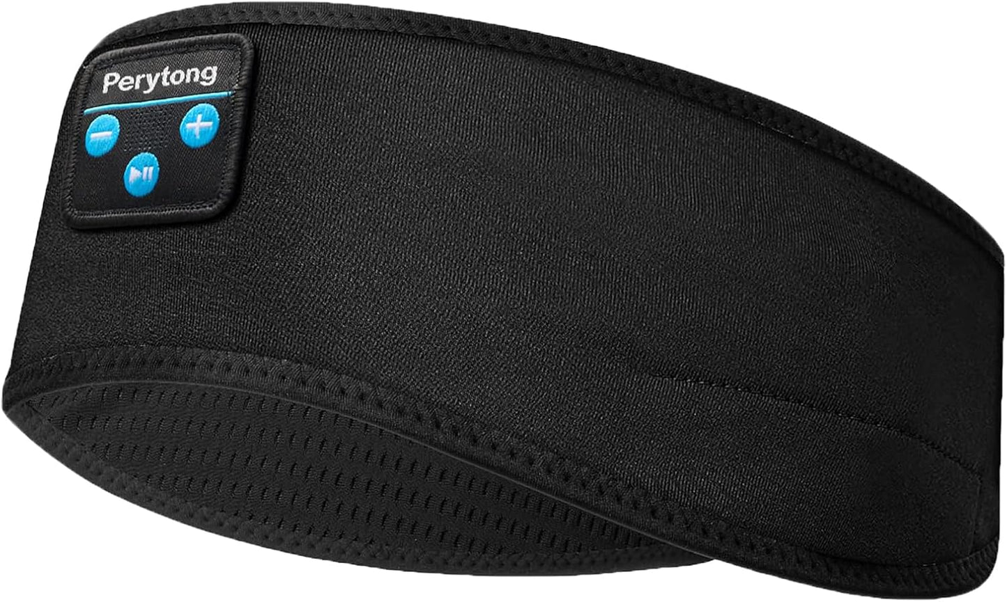 Perytong Sleep Headphones Wireless, Bluetooth Sports Headband Headphones with Ultra-Thin HD Stereo Speakers Perfect for Sleeping,Workout,Jogging,Yoga,Insomnia, Air Travel, Meditation