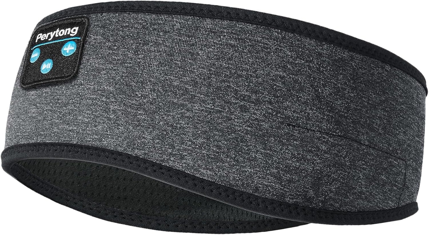 Perytong Sleep Headphones Wireless, Bluetooth Sports Headband Headphones with Ultra-Thin HD Stereo Speakers Perfect for Sleeping,Workout,Jogging,Yoga,Insomnia, Air Travel, Meditation