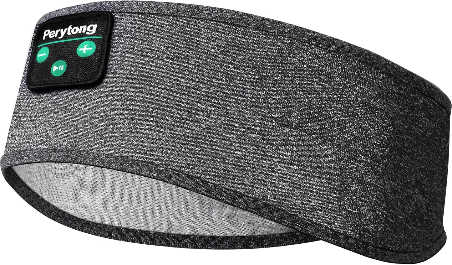 Perytong Sleep Headphones Wireless, Bluetooth Sports Headband Headphones with Ultra-Thin HD Stereo Speakers Perfect for Sleeping,Workout,Jogging,Yoga,Insomnia, Air Travel, Meditation