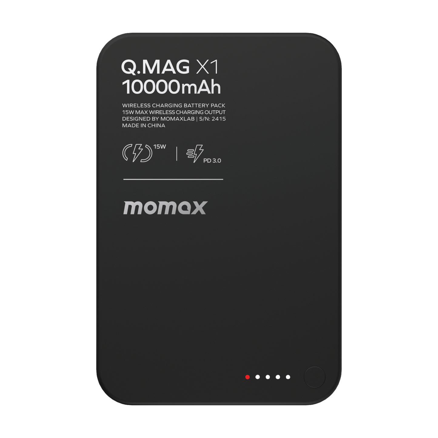 Q.Mag X1 Magnetic Wireless Power Bank 10000mAh - Gen 2