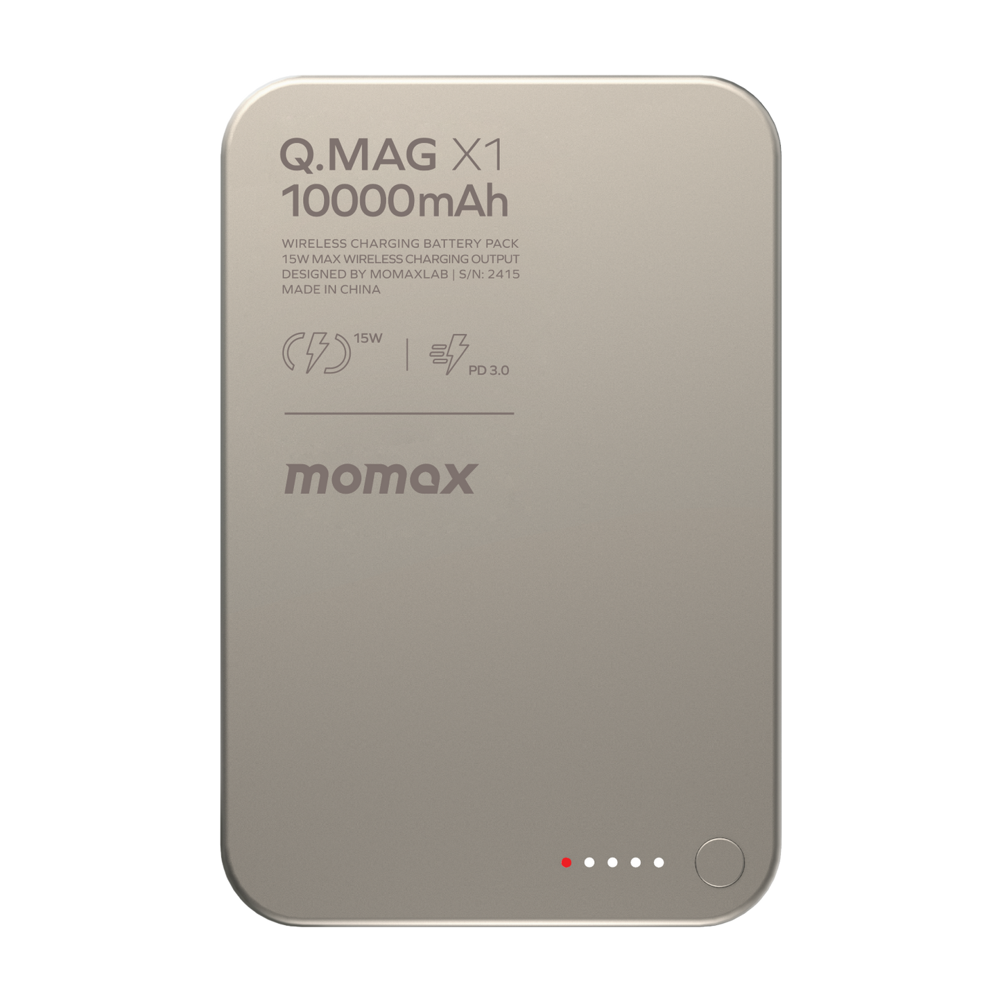 Q.Mag X1 Magnetic Wireless Power Bank 10000mAh - Gen 2
