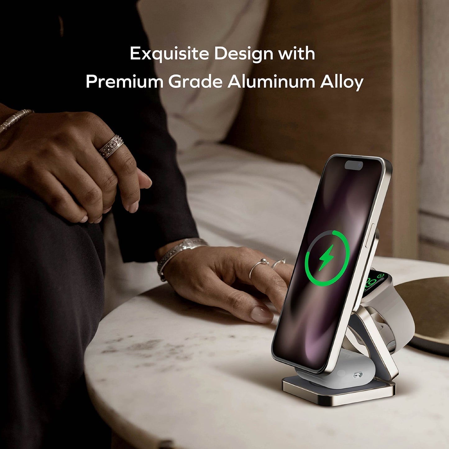 Q2.Mag 3-in-1 Magnetic Wireless Charging Stand Qi2 25W