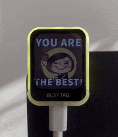 BUSY TAG - Best-selling High Resolution Screen For Work Status