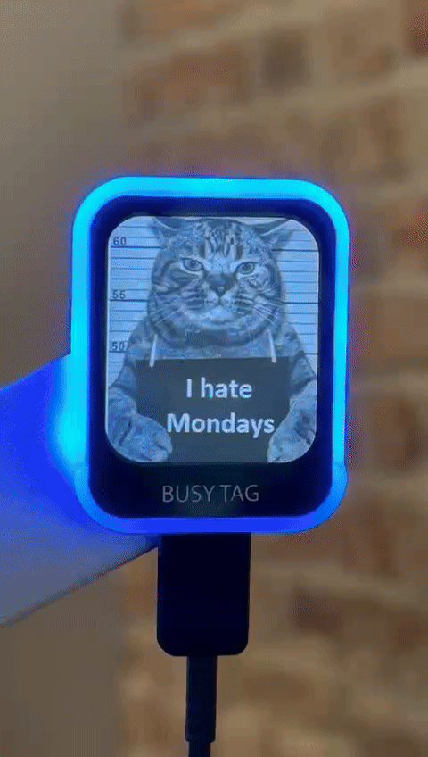BUSY TAG - Best-selling High Resolution Screen For Work Status