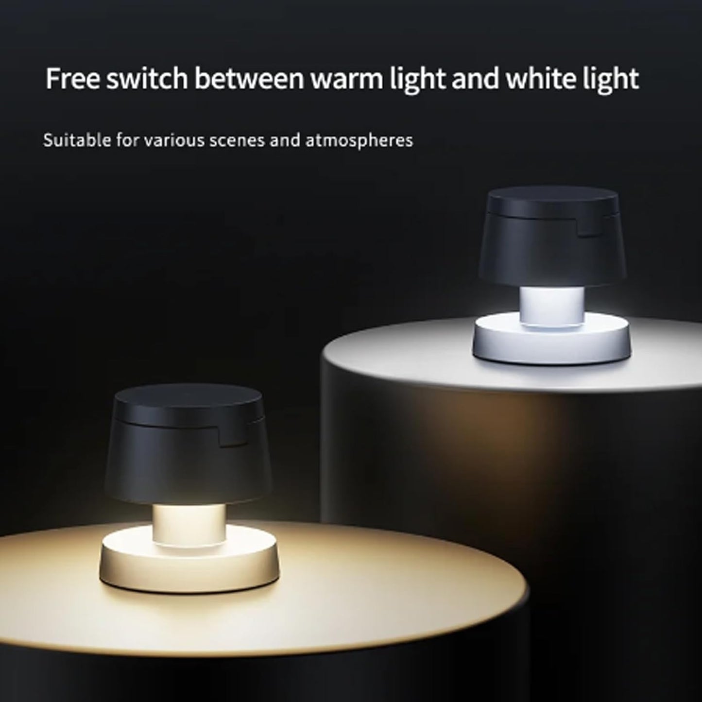 Mushroom Style 4-in-1 Wireless Charging Stand with Lamp