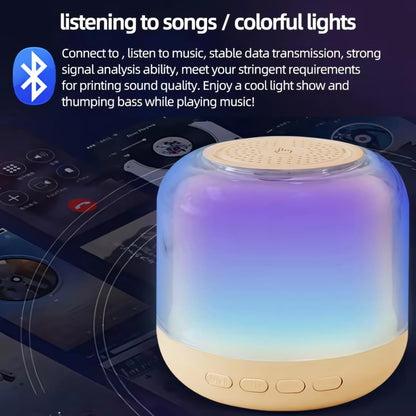 Wireless Charger Night Light Lamp with magnetic speaker