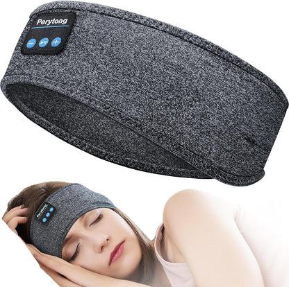 Perytong Sleep Headphones Wireless, Bluetooth Sports Headband Headphones with Ultra-Thin HD Stereo Speakers Perfect for Sleeping,Workout,Jogging,Yoga,Insomnia, Air Travel, Meditation