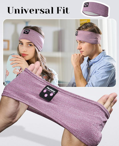Perytong Sleep Headphones Wireless, Bluetooth Sports Headband Headphones with Ultra-Thin HD Stereo Speakers Perfect for Sleeping,Workout,Jogging,Yoga,Insomnia, Air Travel, Meditation