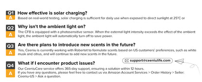 3th Generation Digital Built-in-Battery Car Air Freshener
