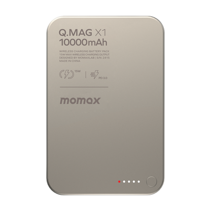 Q.Mag X1 Magnetic Wireless Power Bank 10000mAh - Gen 2