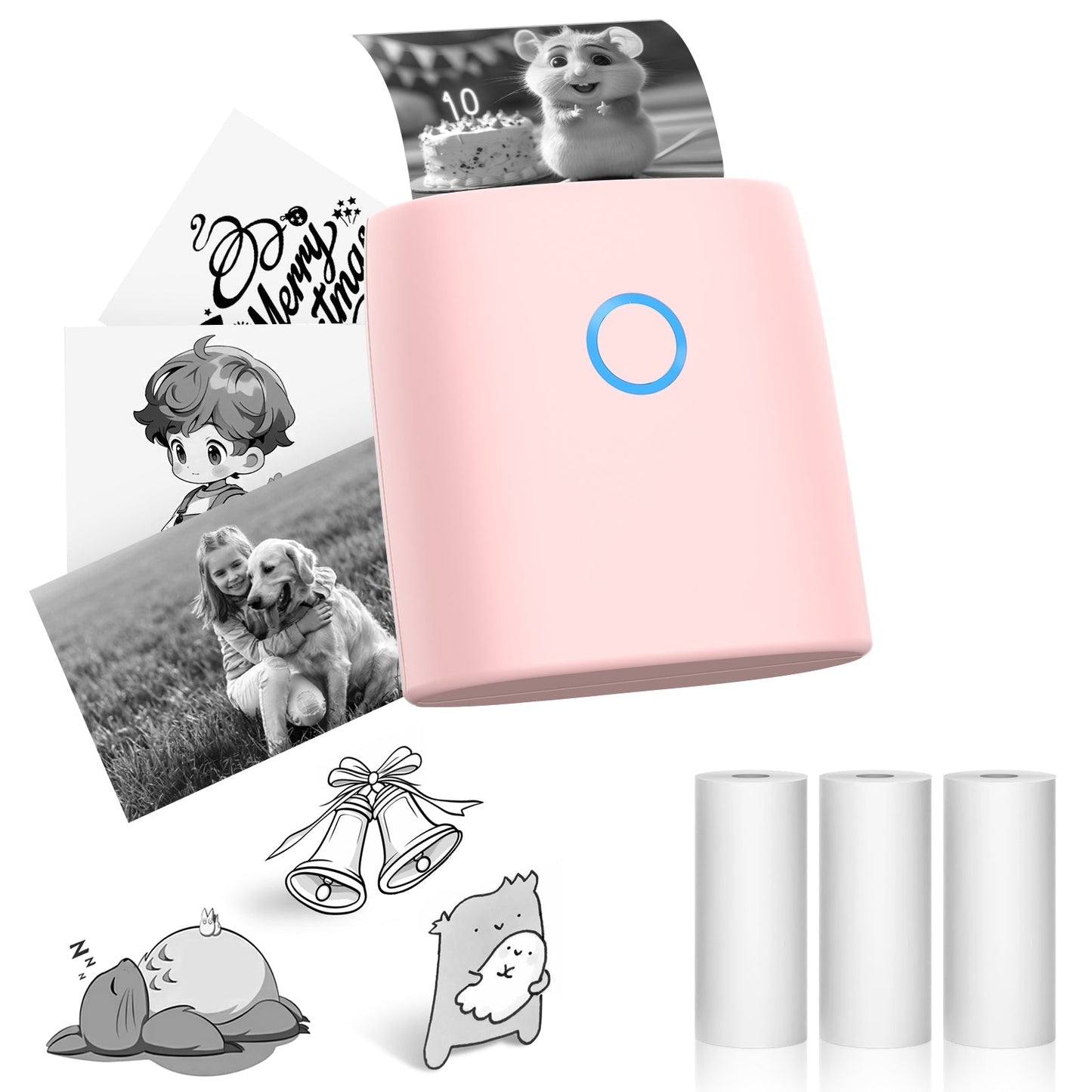 Mini Sticker Printer-2 Inch Bluetooth Thermal Pocket Printer